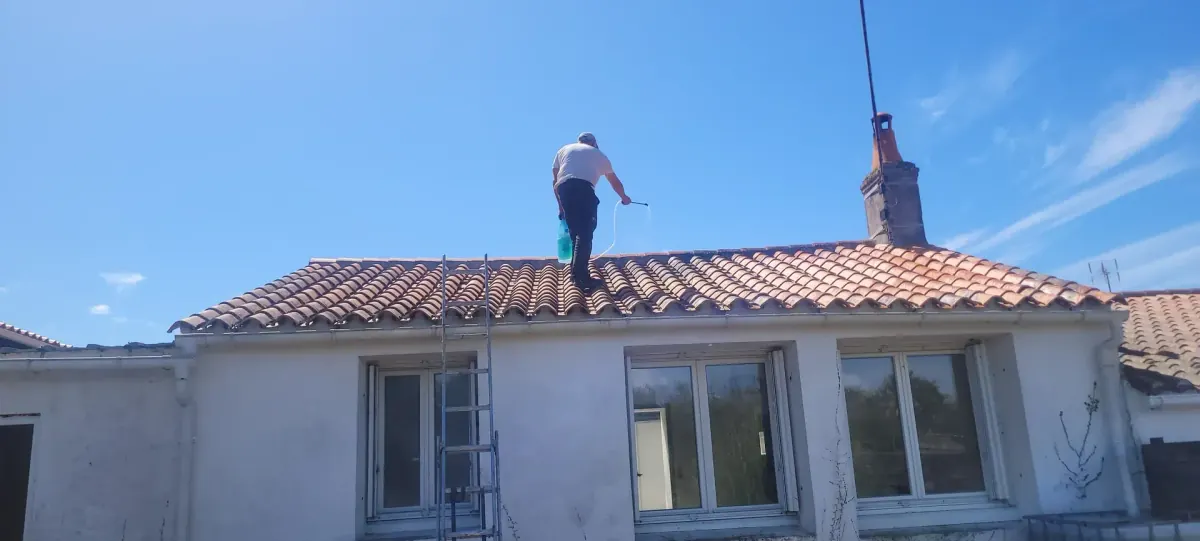 Nettoyage toiture